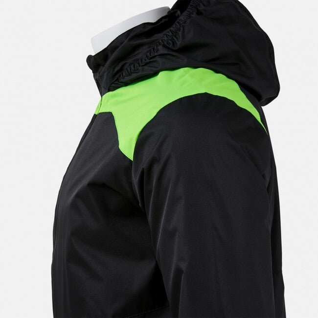 GLACIER RAINCOAT BLACK FLUOR GREEN NEGRO-VERDE FLUOR