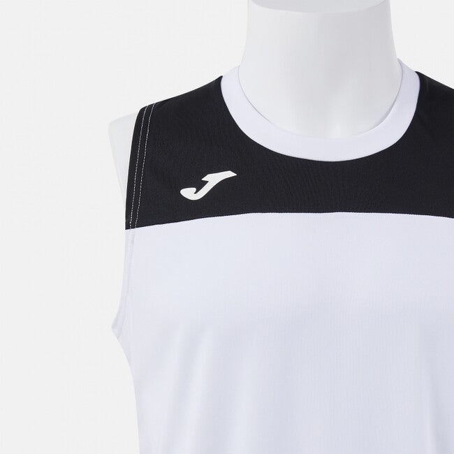 PHOENIX III SLEEVELESS SHIRT WHITE BLACK WHITE-BLACK