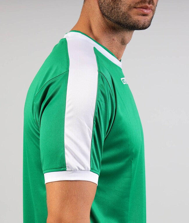 SHIRT REVOLUTION INTERLOCK VERDE/BIANCO