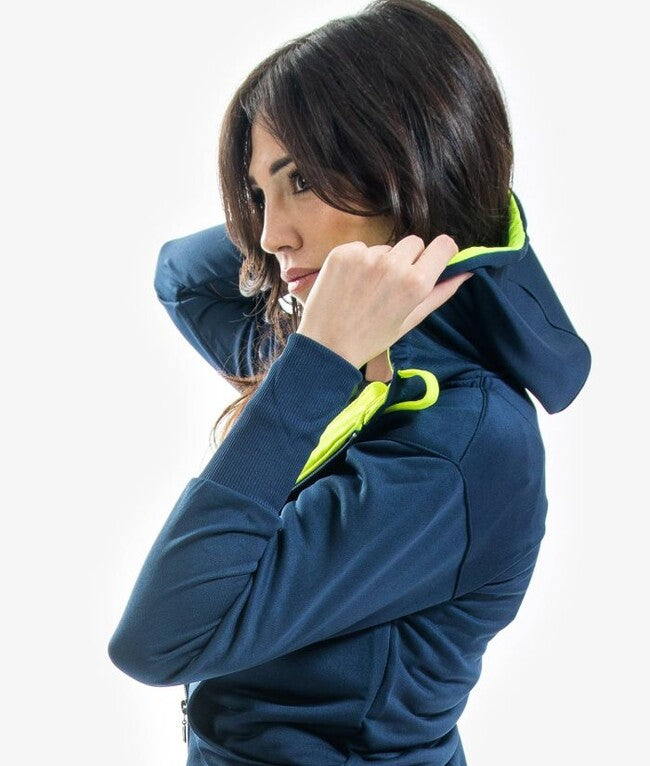 TUTA LADY BLU/GIALLO FLUO