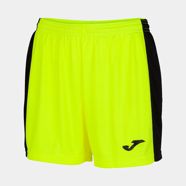 YELLOW FLUORO-BLACK MAXI SHORTS AMARILLO FLÚOR-NEGRO