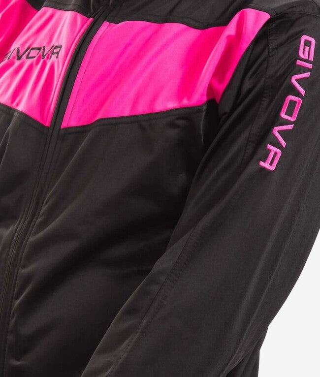 TUTA VISA FLUO TRIACETATO NERO/FUXIA