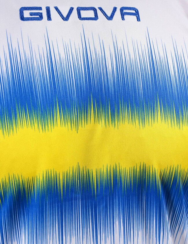 SHIRT RADIO INTERLOCK GIALLO/AZZURRO