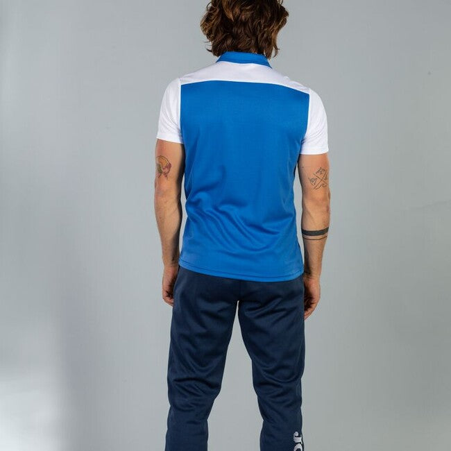 COMBI POLO SHIRT ROYAL-WHITE S/S ROYAL-WHITE