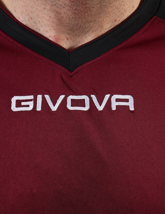 SHIRT REVOLUTION INTERLOCK GRANATA/NERO