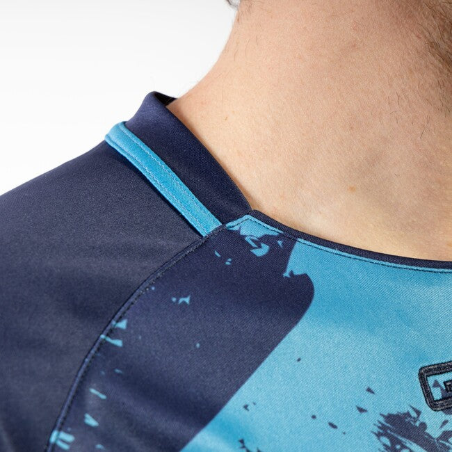 SHIRT ART INTERLOCK M/C TURCHESE/BLU