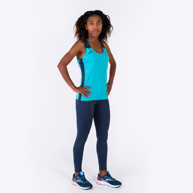 T-SHIRT RECORD II FLUOR TURQUOISE