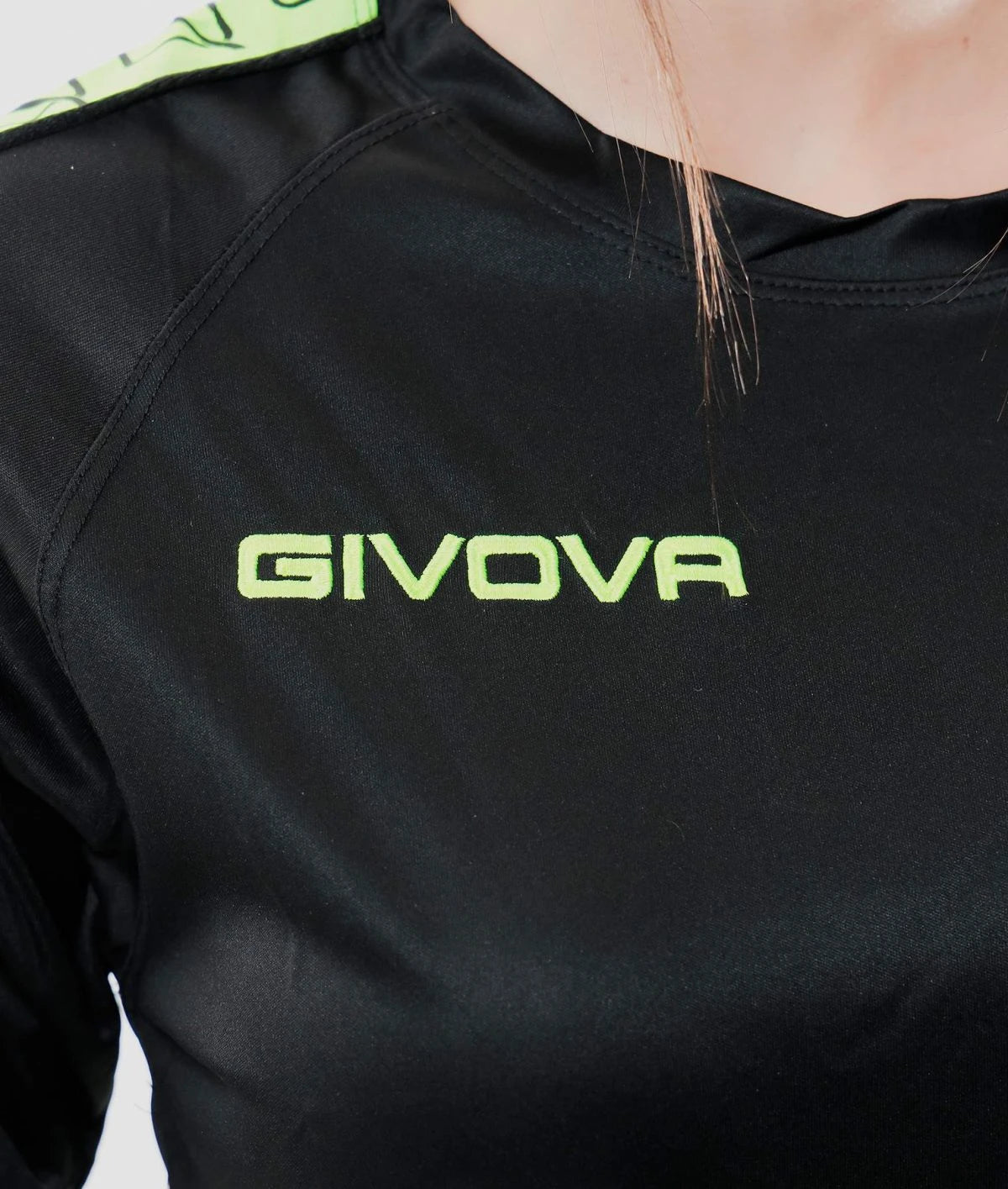 Kratka majica T-SHIRT POLY BAND fluo rumena-črna