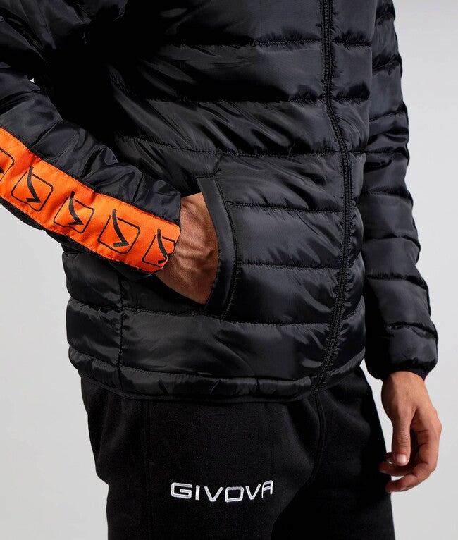 GIUBBOTTO OLANDA BAND NERO/ARANCIO FLUO