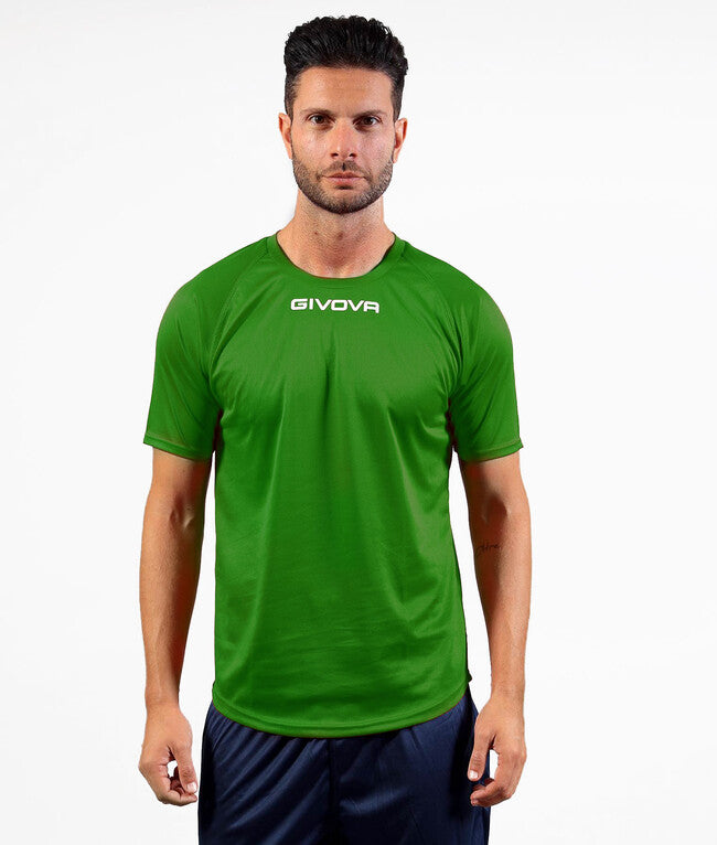 SHIRT GIVOVA ONE MICROFORATA VERDE