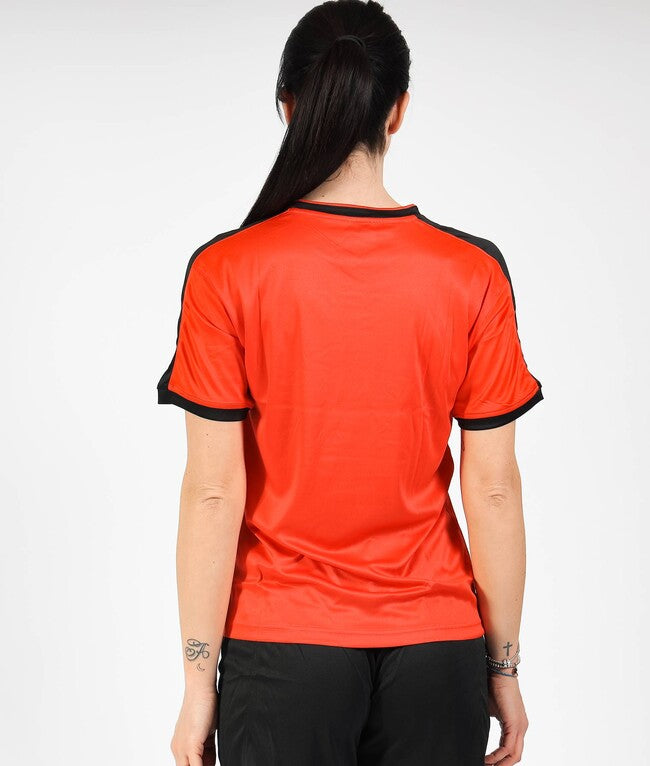 SHIRT REVOLUTION INTERLOCK ARANCIO/NERO