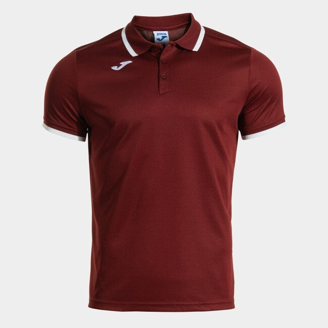 COMBI PREMIUM SHORT SLEEVE POLO BURGUNDY WHITE BURGUNDY
