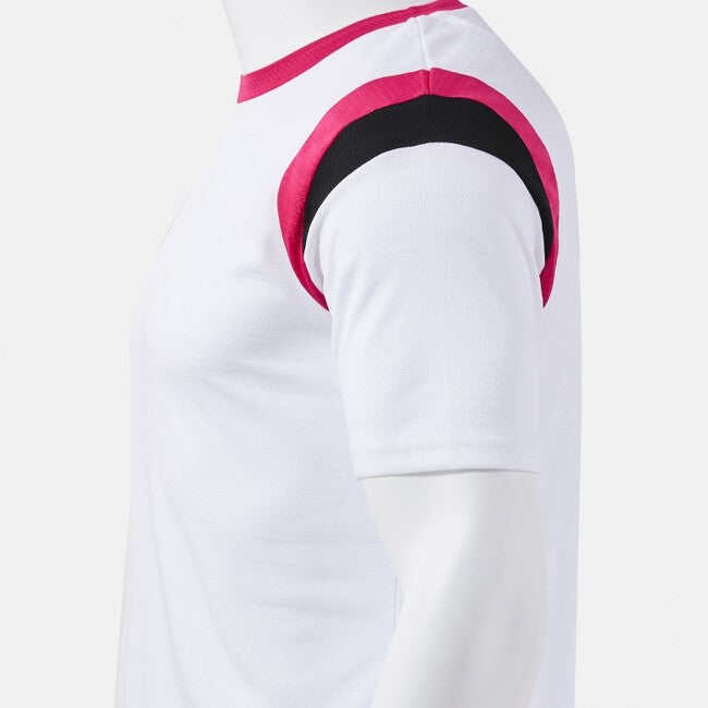 TERRA SHORT SLEEVE T-SHIRT WHITE FUCHSIA WHITE