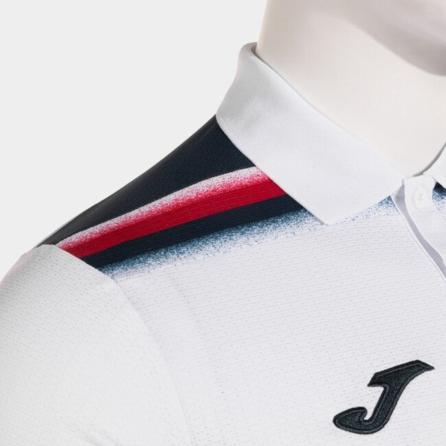 TOLEDO SHORT SLEEVE POLO WHITE DARK NAVY WHITE-NAVY