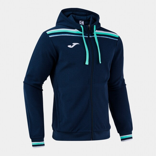 TOLEDO ZIP-UP HOODIE DARK NAVY GREEN NAVY-GREEN