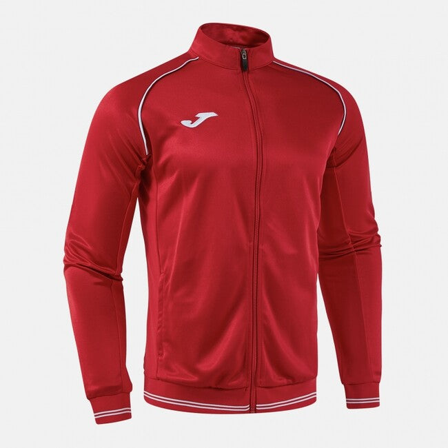 VINTAGE ECO RETRO FULL ZIP SWEATSHIRT RED GRAY RED-GREY