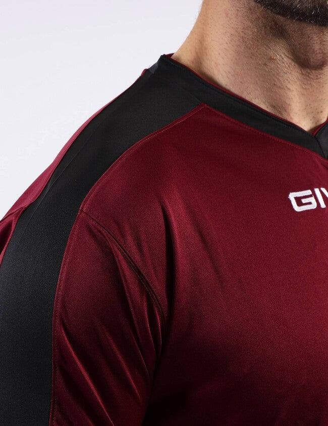 SHIRT REVOLUTION INTERLOCK GRANATA/NERO