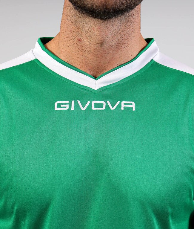 SHIRT REVOLUTION INTERLOCK VERDE/BIANCO