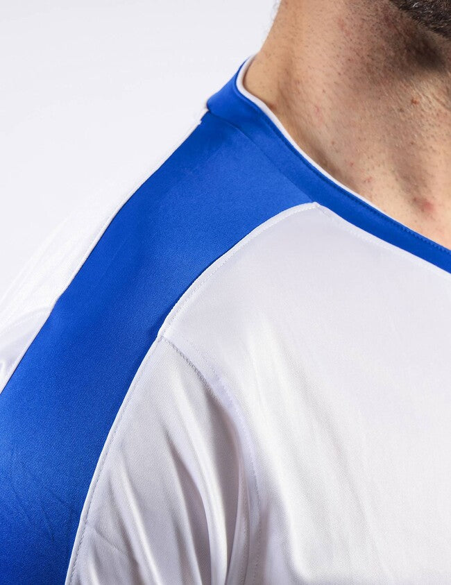 SHIRT REVOLUTION INTERLOCK BIANCO/AZZURRO