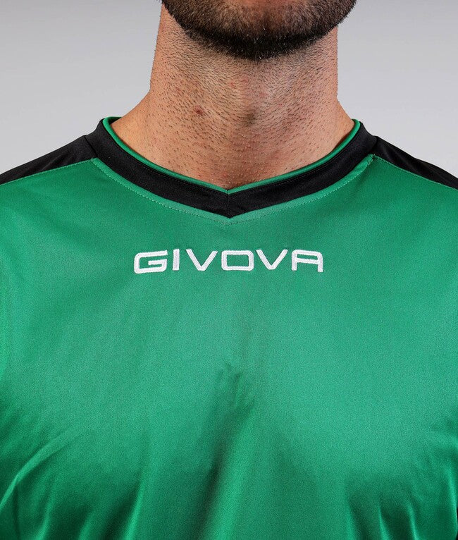 SHIRT REVOLUTION INTERLOCK VERDE/NERO