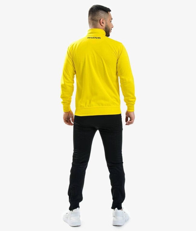 TUTA GIVOVA ONE FULL ZIP POLARFLEECE GIALLO/NERO