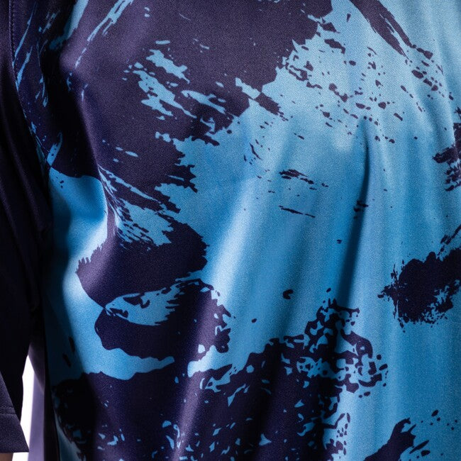 SHIRT ART INTERLOCK M/C TURCHESE/BLU