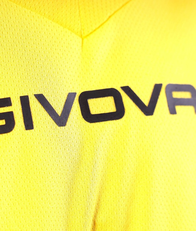 SHIRT SMANICATO GIVOVA ONE GIALLO