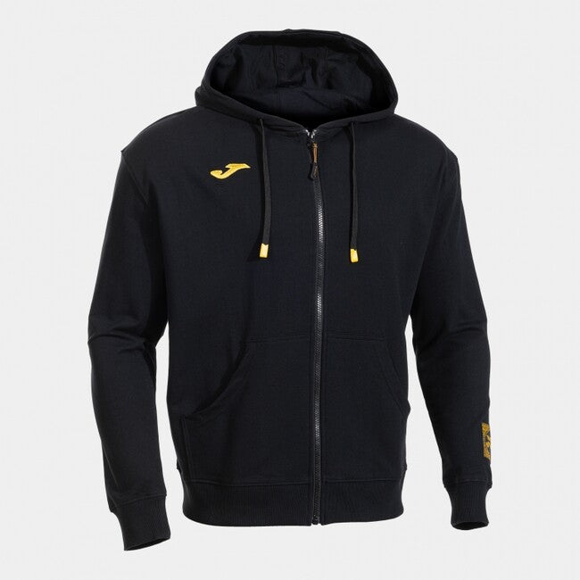 COMBAT ZIP-UP HOODIE BLACK BLACK