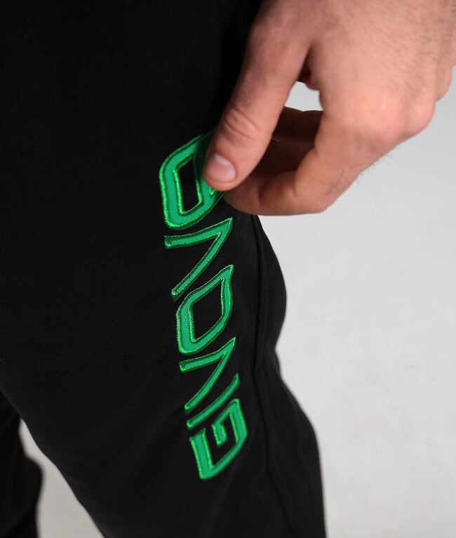 TUTA ROMA CON CAPPUCCIO POLARFLEECE NERO/VERDE