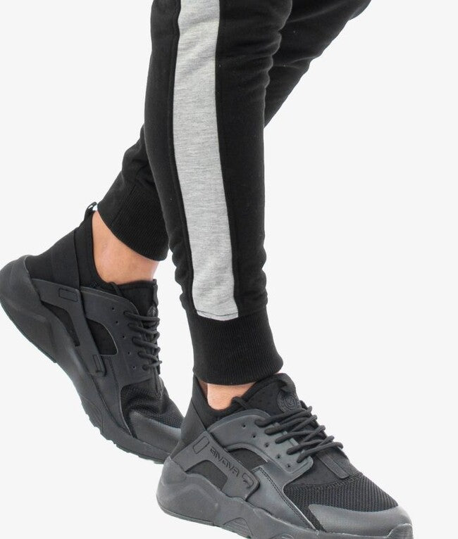 TUTA REVOLUTION FELPA NERO/GRIGIO