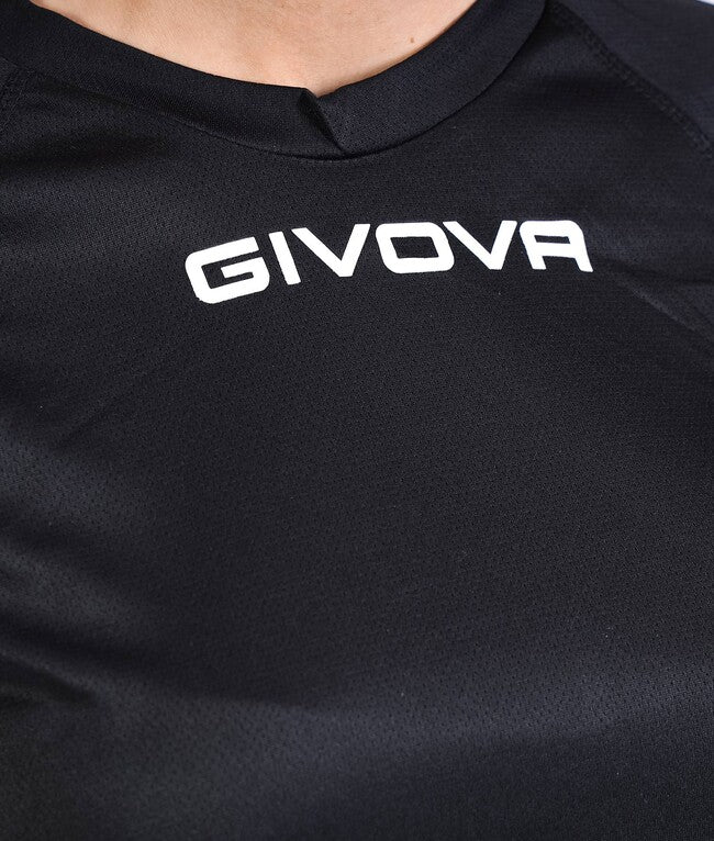 SHIRT GIVOVA ONE MICROFORATA NERO