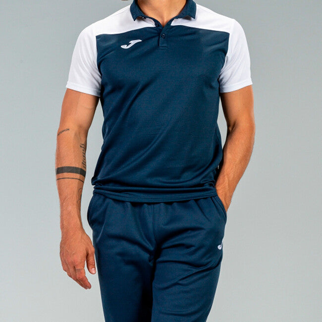COMBI POLO SHIRT NAVY-WHITE S/S NAVY-WHITE