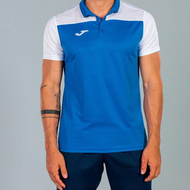 COMBI POLO SHIRT ROYAL-WHITE S/S ROYAL-WHITE