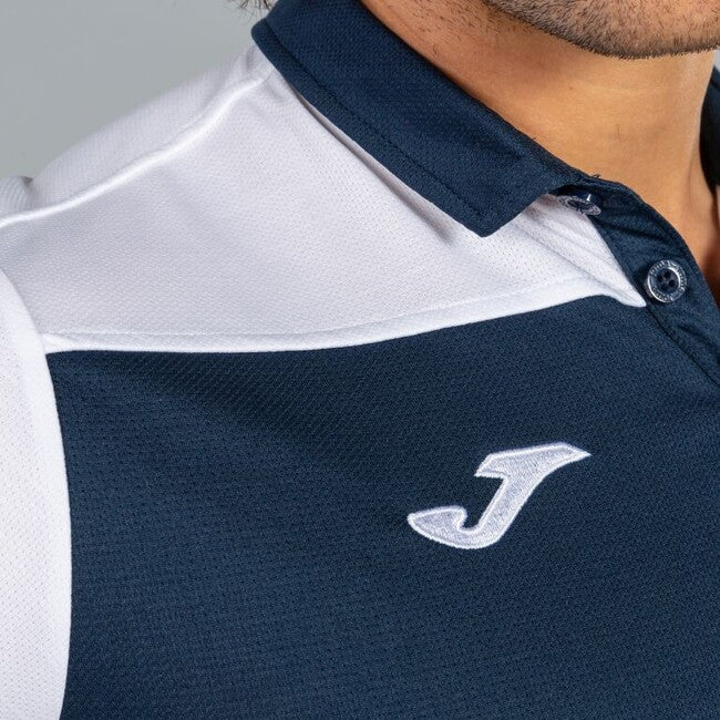COMBI POLO SHIRT NAVY-WHITE S/S NAVY-WHITE