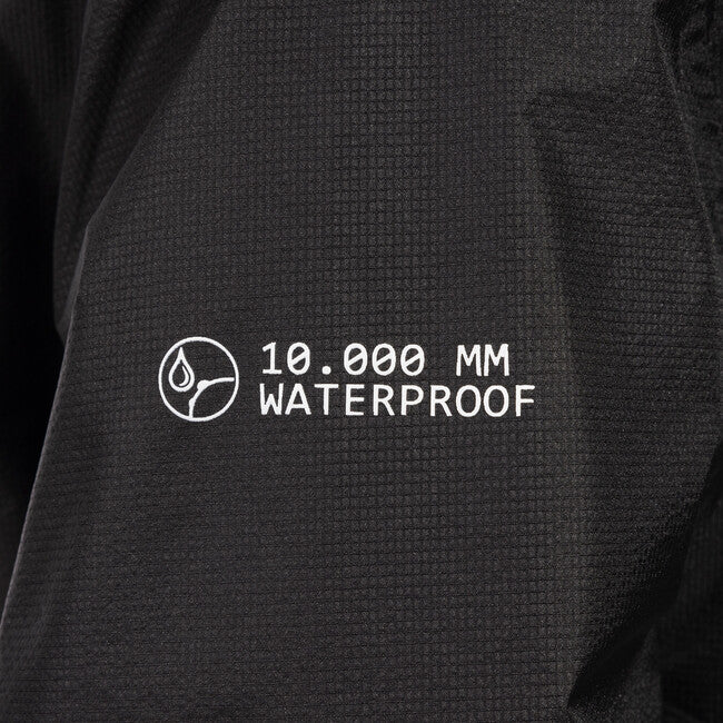 R-TRAIL NATURE RAINCOAT BLACK BLACK