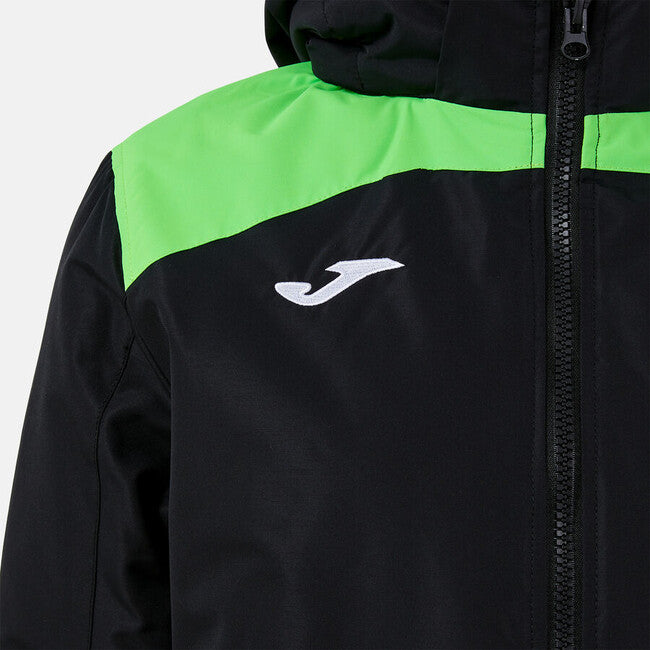 GLACIER ANORAK BLACK FLUOR GREEN NEGRO-VERDE FLUOR