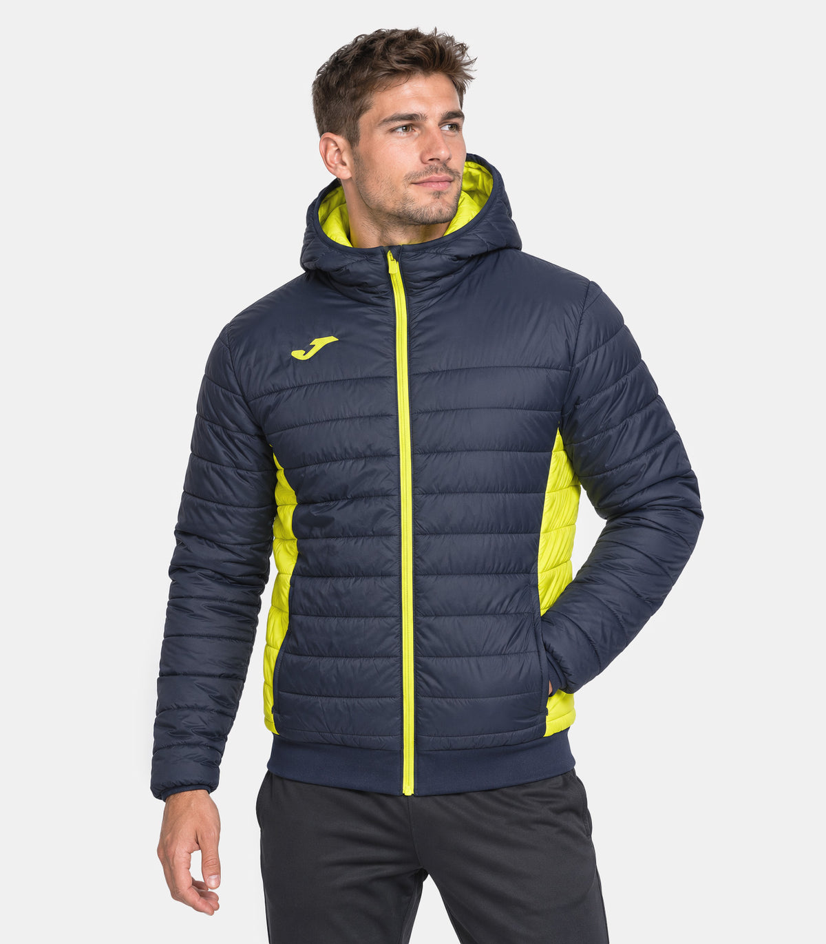 Bomber jakna URBAN V BOMBER JACKET mornarsko modra rumena