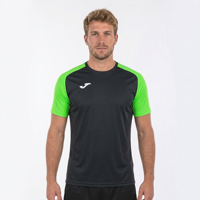 Dres / majica T-SHIRT ACADEMY IV SHORT SLEEVE črno fluo zelena