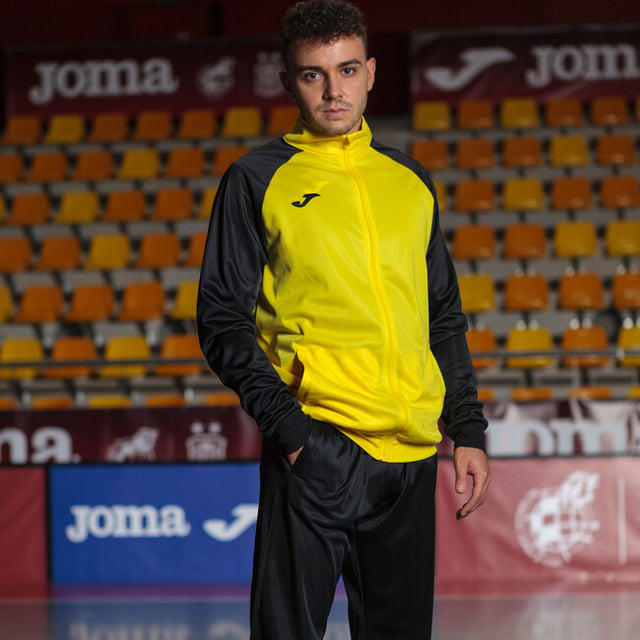 Komplet ACADEMY IV TRACKSUIT rumeno črna