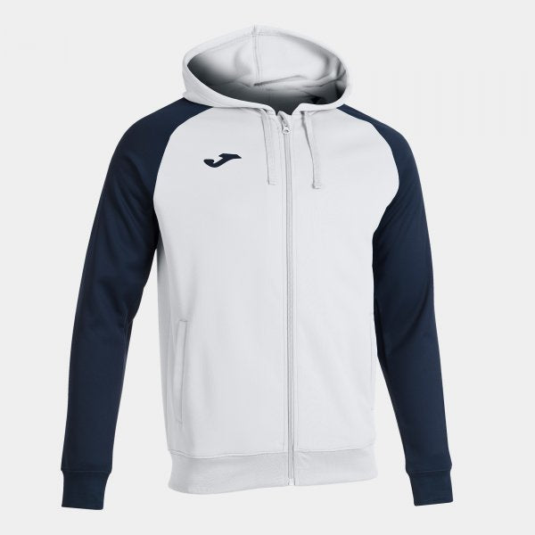 Zgornji del s kapuco JACKET ACADEMY IV ZIP-UP HOODIE bela mornarsko modra
