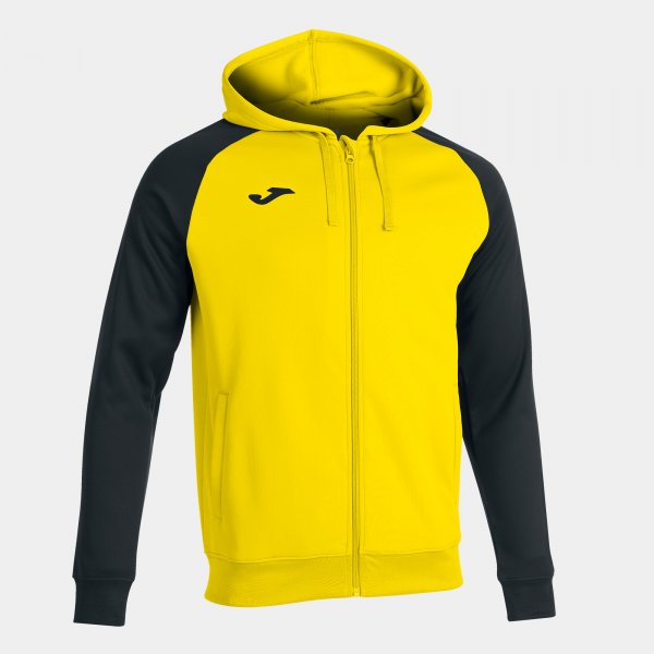 Zgornji del s kapuco JACKET ACADEMY IV ZIP-UP HOODIE rumeno črna