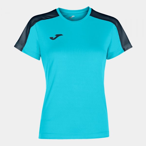 ACADEMY T-SHIRT TURQUOISE FLUORO-NAVY M/C FLUOR TURQUOISE