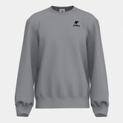 Zgornji del AGUILA SWEATSHIRT MEDIUM GRAY FLUOR ORANGE siva