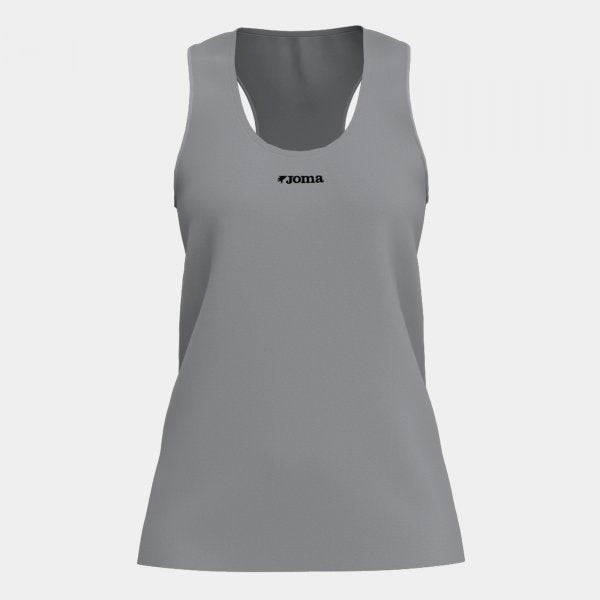Ženske majica AGUILA TANK TOP MEDIUM GRAY FLUOR ORANGE siva