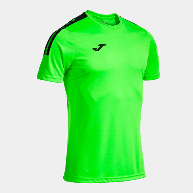 Dres / majica OLIMPIADA ALL SPORT SHORT SLEEVE T-SHIRT fluo zelena črna