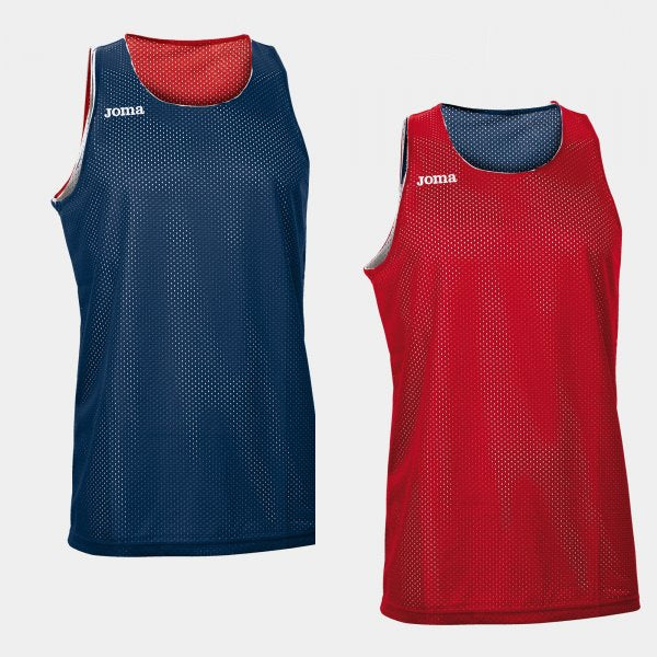 ARO SLEEVELESS SHIRT RED NAVY RED-NAVY