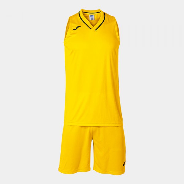 Košarkarski komplet ATLANTA TWO-PIECE SET rumeno črna