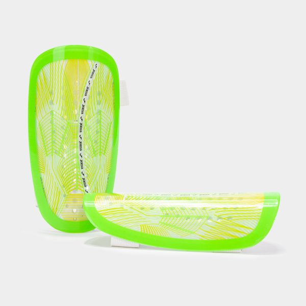 ATTACK SHIN GUARDS FLUOR GREEN FLUOR YELLOW FLUOR GREEN