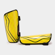 Ščitniki ATTACK SHIN GUARDS FLUOR YELLOW PINK fluo rumena