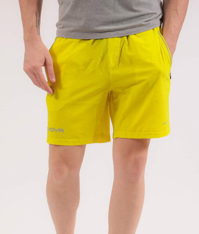 Kratke hlače BERMUDA TOP fluo rumena